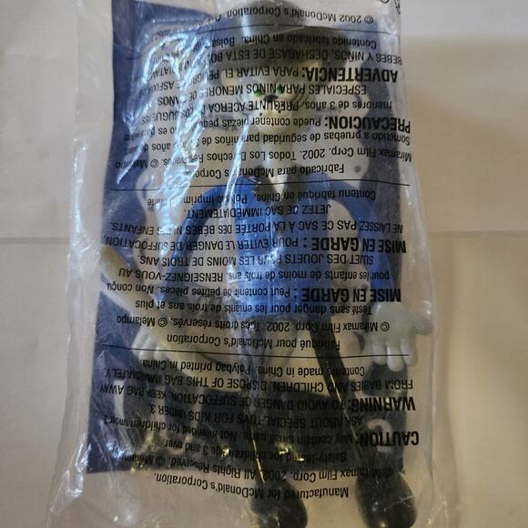 2002 Pinocchio McDonalds Happy Meal Toy Cat 5 New in Package - Picture 2 of 2